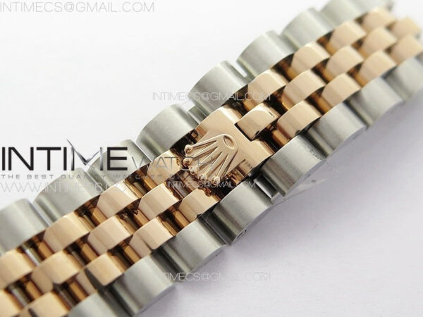 DateJust 31mm 178271 SS/RG APSF Best Edition Black Dial Crystal Markers on Jubilee Bracelet A2824 - Image 13
