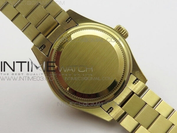 DateJust 28mm YG Diamond Bezel BP Best Edition White Silver Dial on YG Bracelet ETA2671 - Image 13