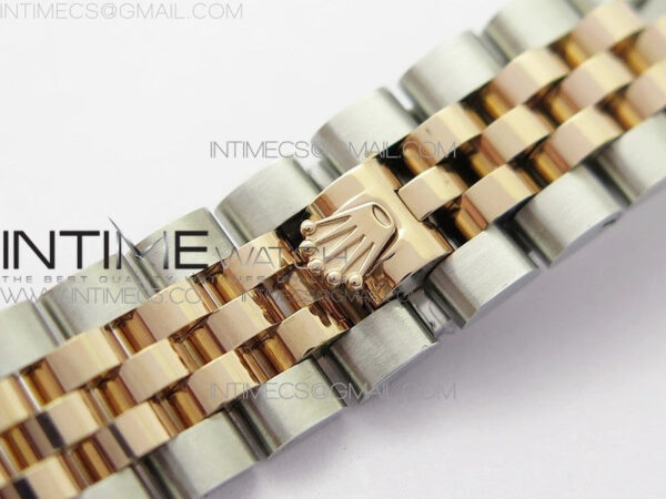 Datejust 28mm 279173 SS/RG BP Best Edition Silver Stars Crystal Markers Dial on SS/RG Jubilee Bracelet ETA2671 - Image 13