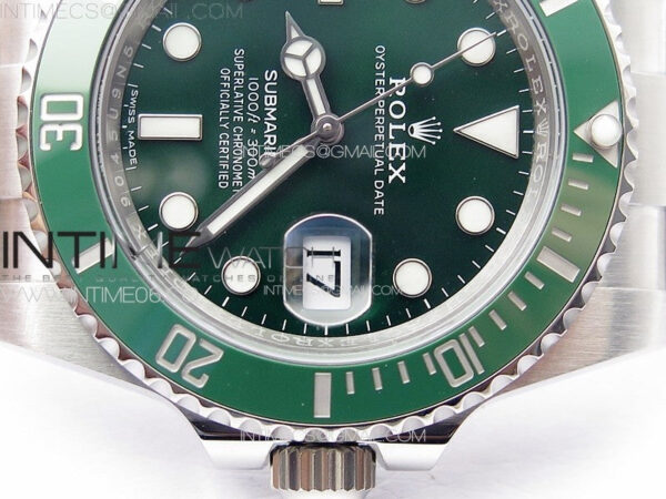 Submariner 116610LV 904L SS Case Best Edition Green Dial On 904L Bracelet ZZF V3 - Image 12