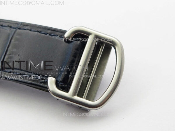 Ballon Bleu 42mm SS K3F 1:1 Best Edition Blue Texture Dial on Blue Leather Strap A2824 - Image 13