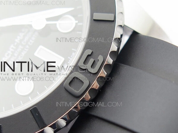 Yacht-Master 42mm 226659 3EF 1:1 Best Edition 3D Black Ceramic Bezel on Black Rubber Strap VS3235 - Image 13