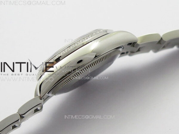 DateJust 31mm 72610 Crystals Bezel SS APSF Best Edition Blue Flowers Crystals Dial on Oyster Bracelet A2824 - Image 13