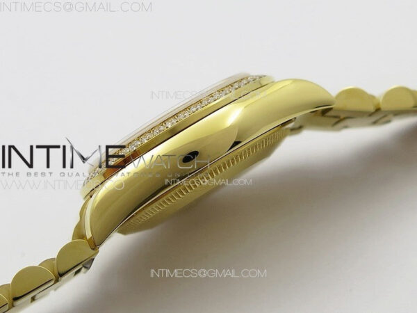 DateJust 31mm 178271 YG APSF Best Edition YG Dial Crystal Markers on President Bracelet A2824 - Image 13