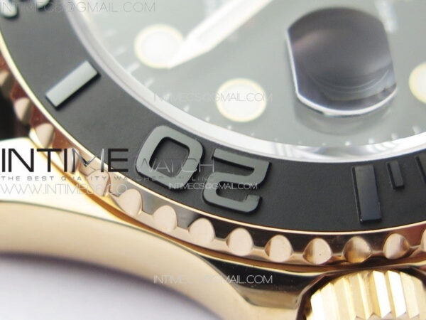 Yacht-Master 126655 RG VSF 1:1 Best Edition Black Ceramic Bezel on Oysterflex Rubber Strap VS3235 - Image 13
