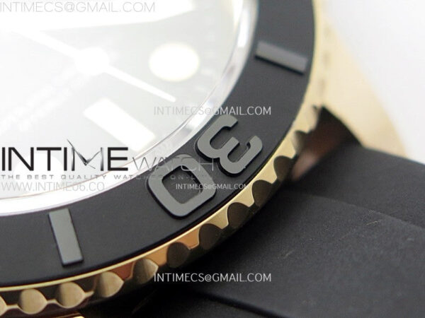 Yacht-Master 126655 Weight RG/Tungsten Gold ARF 1:1 Best Edition Black Ceramic Bezel on Oysterflex Rubber Strap VS3235 - Image 13