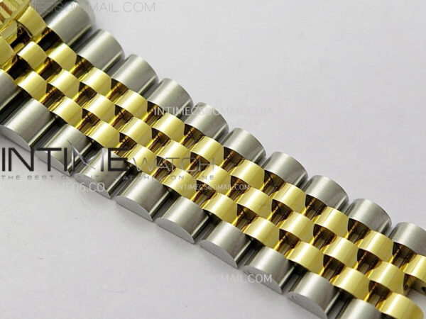 DateJust 36 SS 126233 904L SS/YG VSF 1:1 Best Edition Gray Dial Green Roman Markers on Jubilee Bracelet VS3235 - Image 13