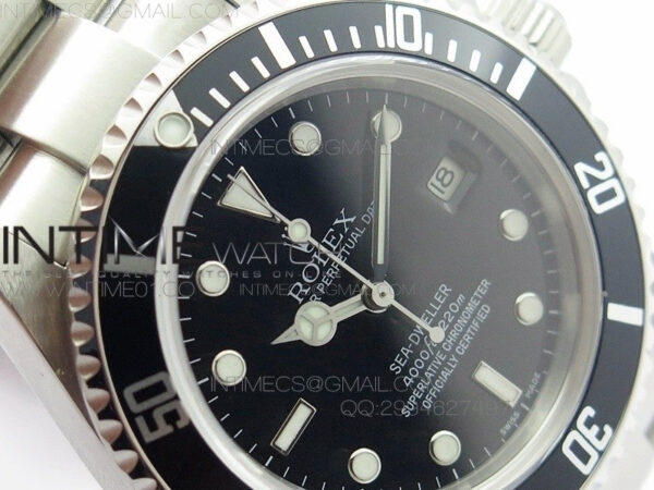 Classic Sea Dweller SS BP Best Edition Black Dial On SS Bracelet SA3135 - Image 14