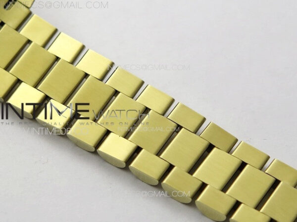 DateJust 31mm 278274 YG GMF Best Edition Green Flowers Crystals Dial on YG President Bracelet A2824 - Image 14