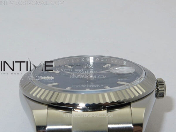 DateJust 41 126334 Clean 1:1 Best Edition 904L Steel Blue Stick Dial on Oyster Bracelet VR3235 - Image 14