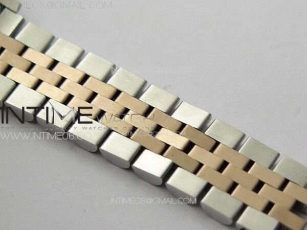 Datejust 28mm 279179 SS/RG APSF Best Edition Green Dial Crystals Markers on SS/RG Jubilee Bracelet NH05 - Image 15