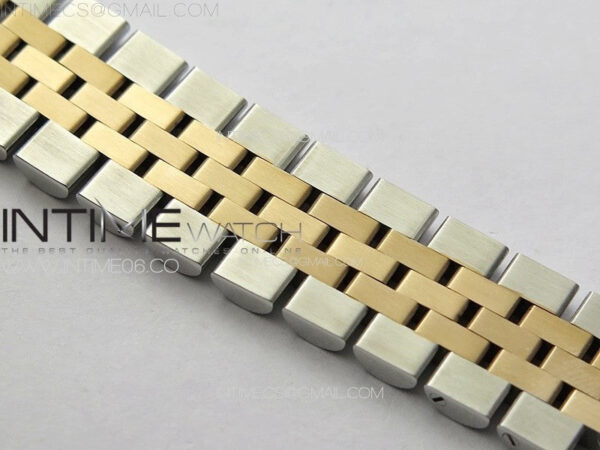 DateJust 31mm 278274 904L SS/RG Crystals Bezel GMF Best Edition Silver Flowers Crystals Dial on 904L SS/RG Jubilee Bracelet A2824 - Image 14