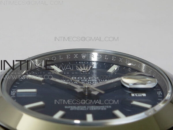 DateJust 41 126300 904L SS VSF 1:1 Best Edition Blue Dial on Oyster Bracelet VS3235 - Image 15