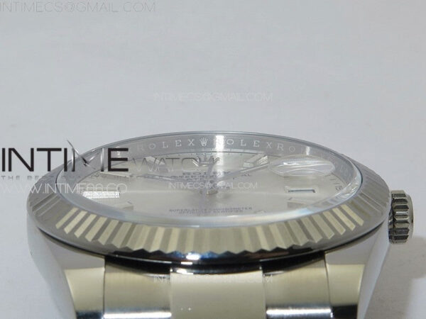 DateJust 41 126334 Clean 1:1 Best Edition 904L Steel Silver Stick Dial on Oyster Bracelet VR3235 - Image 14