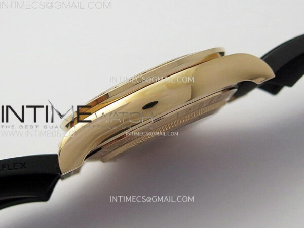 Blacken Daytona RG Rainbow Bezel GETF Best Edition Skeleton Dial on Rubber Strap SA4130 - Image 14