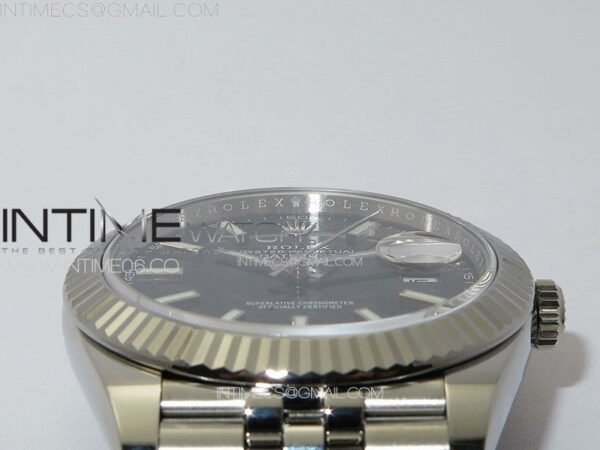 DateJust 41 126334 Clean 1:1 Best Edition 904L Steel Black Stick Dial on Jubilee Bracelet VR3235 - Image 14