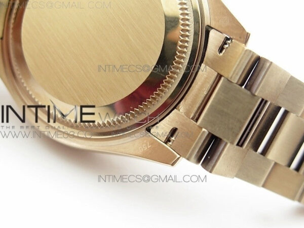 DateJust 28mm RG Diamond Bezel BP Best Edition Brown Dial Roman Markers on RG Bracelet ETA2671 - Image 14