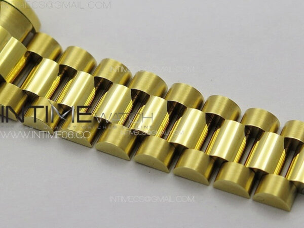 DateJust 31mm YG APSF Best Edition Green Flowers Crystals Dial on President Bracelet A2824 - Image 14