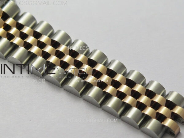 Datejust 28mm 279171 Smooth Bezel SS/RG APSF Best Edition RG Dial Crystals Markers on SS Jubilee Bracelet NH05 - Image 14
