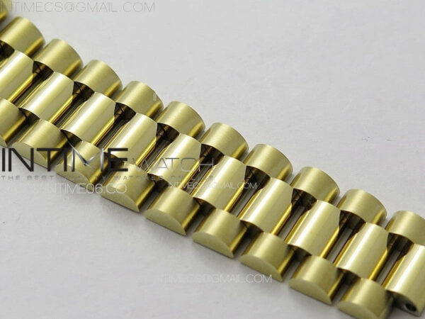 DateJust 31mm 278274 YG Crystals Bezel GMF Best Edition Green Flowers Crystals Dial on YG President Bracelet A2824 - Image 14