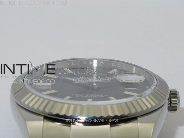 DateJust 41 126334 Clean 1:1 Best Edition 904L Steel Gray Stick Dial on Oyster Bracelet VR3235 - Image 13
