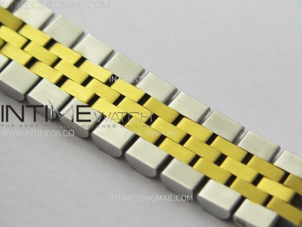 Datejust 28mm 279173 Crystals Bezel SS/YG APSF Best Edition Green Dial Crystals Markers on Jubilee Bracelet NH05 - Image 15