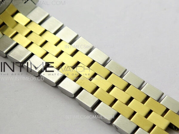 DateJust 36 SS 126233 904L SS/YG VSF 1:1 Best Edition Gray Dial Green Roman Markers on Jubilee Bracelet VS3235 - Image 15