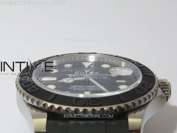 Yacht-Master 42mm 226659 Clean 1:1 Best Edition 3D Black Ceramic Bezel on Oysterflex Strap VR3235 - Image 15