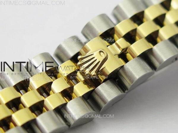 Datejust 28mm 279179 SS/YG APSF Best Edition Gold Dial Stars Crystals Markers on SS/YG Jubilee Bracelet NH05 - Image 15