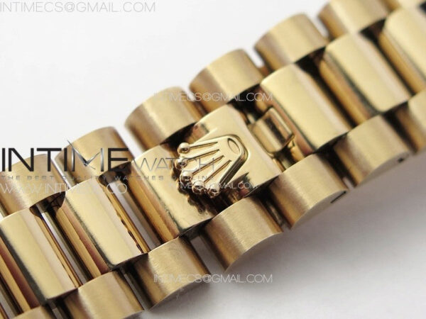 DateJust 31mm 278274 RG GMF Best Edition Silver Flowers Crystals Dial on RG President Bracelet A2824 - Image 15