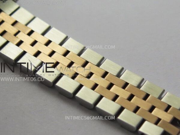 Datejust 28mm 279171 Smooth Bezel SS/RG APSF Best Edition Gray Dial Roman Markers on SS Jubilee Bracelet NH05 - Image 15