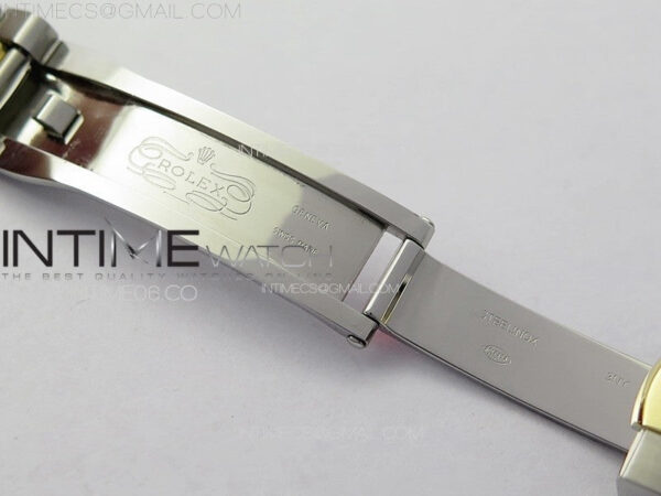DateJust 31mm 278274 904L SS/YG GMF Best Edition Green Flowers Crystals Dial on 904L SS/YG Oyster Bracelet A2824 - Image 15