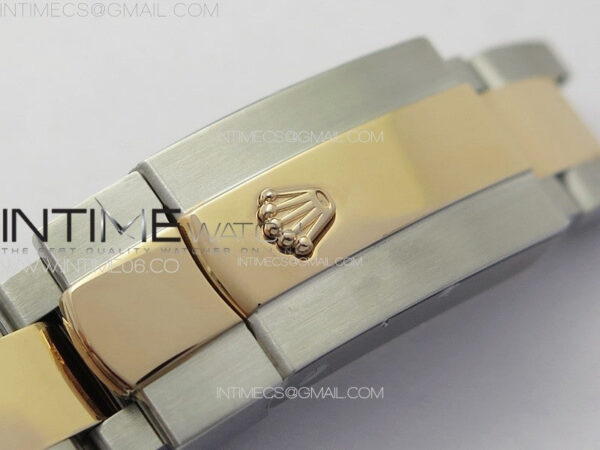 DateJust 31mm 278274 904L SS/RG GMF Best Edition Silver Flowers Crystals Dial on 904L SS/RG Oyster Bracelet A2824 - Image 15