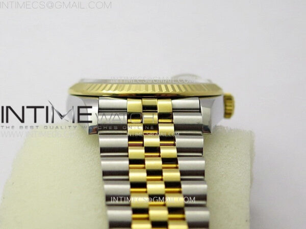 DateJust 36 SS 126233 904L SS/YG VSF 1:1 Best Edition Gold Fluted Dial Diamonds Markers on Jubilee Bracelet VS3235 - Image 15