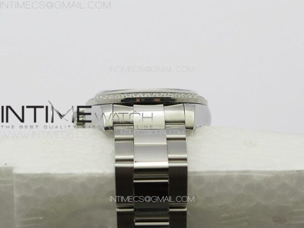 DateJust 31mm 72610 Crystals Bezel SS APSF Best Edition Blue Flowers Crystals Dial on Oyster Bracelet A2824 - Image 15