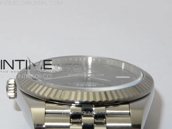 DateJust 41 126334 Clean 1:1 Best Edition 904L Steel Gray Roman Dial on Jubilee Bracelet VR3235 - Image 16