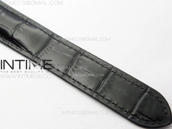 Ballon Bleu 36mm SS K3F 1:1 Best Edition White Textured Dial on Black Leather Strap A076 - Image 15