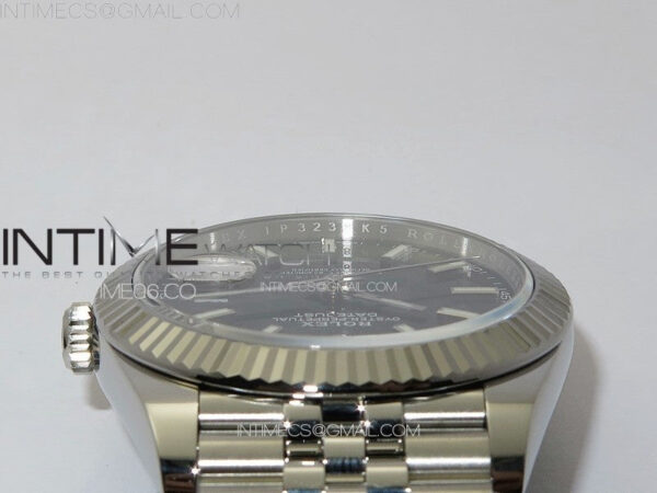 DateJust 41 126334 Clean 1:1 Best Edition 904L Steel Black Stick Dial on Jubilee Bracelet VR3235 - Image 15