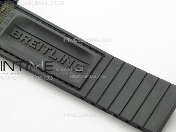 CHRONOMAT 44MM BLACKSTEEL V9F 1:1 SPECIAL EDITION BLACK DIAL ON BLACK RUBBER STRAP - Image 15