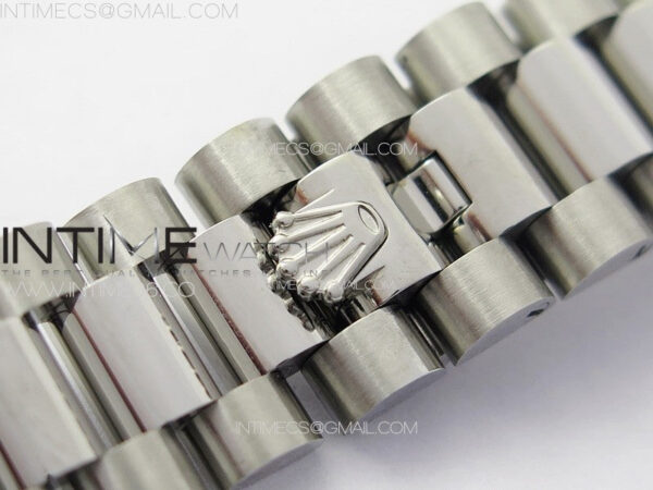 DateJust 31mm 278274 904L SS GMF Best Edition Blue Flowers Crystals Dial on 904L President Bracelet A2824 - Image 15
