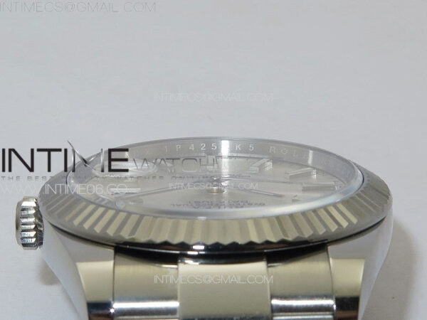 DateJust 41 126334 Clean 1:1 Best Edition 904L Steel Silver Stick Dial on Oyster Bracelet VR3235 - Image 16