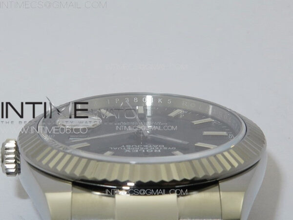 DateJust 41 126334 Clean 1:1 Best Edition 904L Steel Gray Stick Dial on Oyster Bracelet VR3235 - Image 15