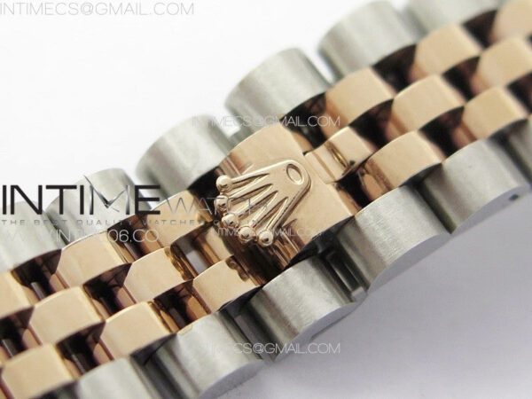Datejust 28mm 279179 SS/RG APSF Best Edition Blue Dial Roman Markers on SS/RG Jubilee Bracelet NH05 - Image 15