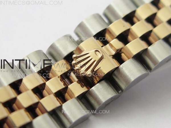 Datejust 28mm 279179 SS/RG APSF Best Edition Gray Dial Roman Markers on SS/RG Jubilee Bracelet NH05 - Image 15