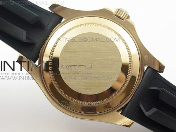 Yacht-Master 40 116695SATS GMF 1:1 Best Edition 904L Case on Black Rubber Strap - Image 15