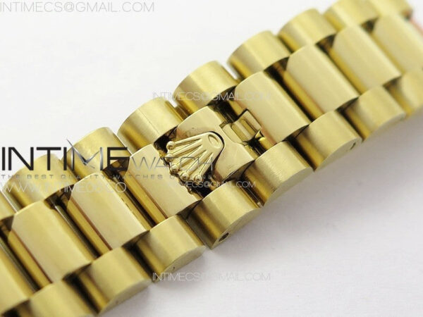 DateJust 31mm 178271 YG APSF Best Edition Black Dial Crystal Markers on President Bracelet A2824 - Image 17