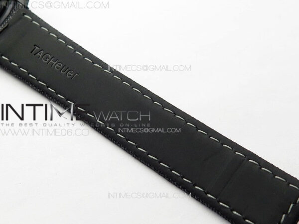 Aquaracer Calibre 5 PVD 41mm TARF 1:1 Best Edition Carbon/RG Dial on Black Nylon Strap SW200 - Image 16