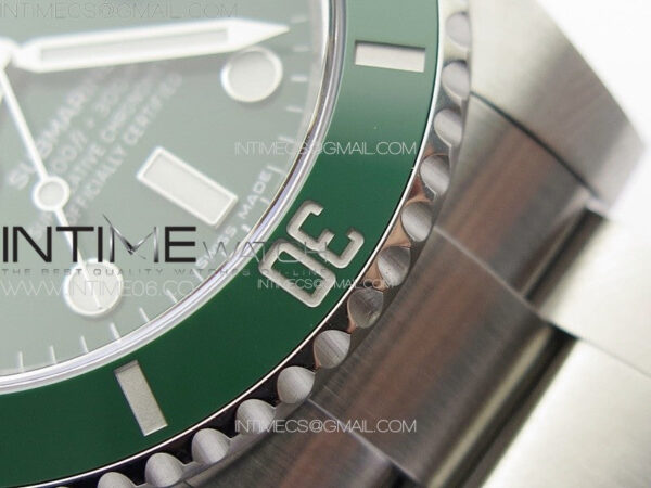 Submariner 116610LV 904L SS Case CF 1:1 Best Edition Green Dial On 904L Bracelet SA3135 - Image 16