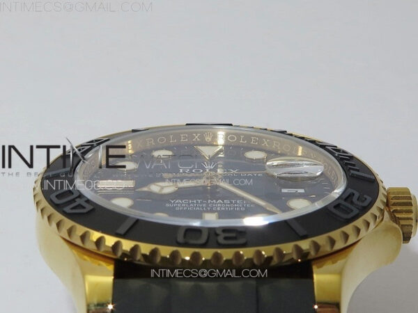 Yacht-Master 126658 YG VSF 1:1 Best Edition Black Ceramic Bezel on Oysterflex Strap VS3235 - Image 16