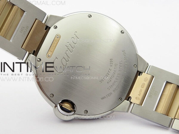 Ballon Bleu 42mm SS/RG K3F 1:1 Best Edition White Texture Dial on SS Bracelet A2824 - Image 16